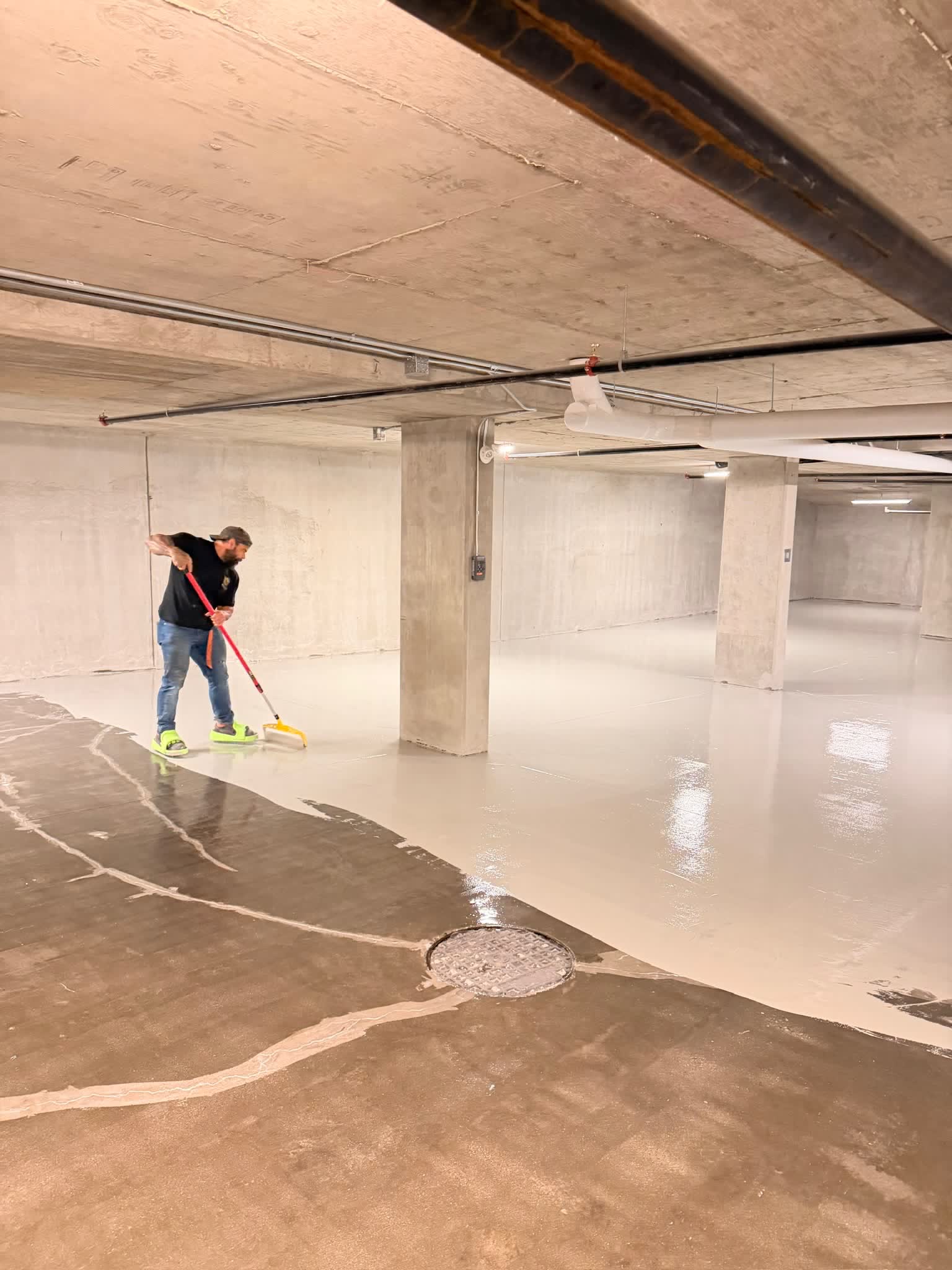 Epoxy Flake Broadcast — Becker Flooring, West Kelowna