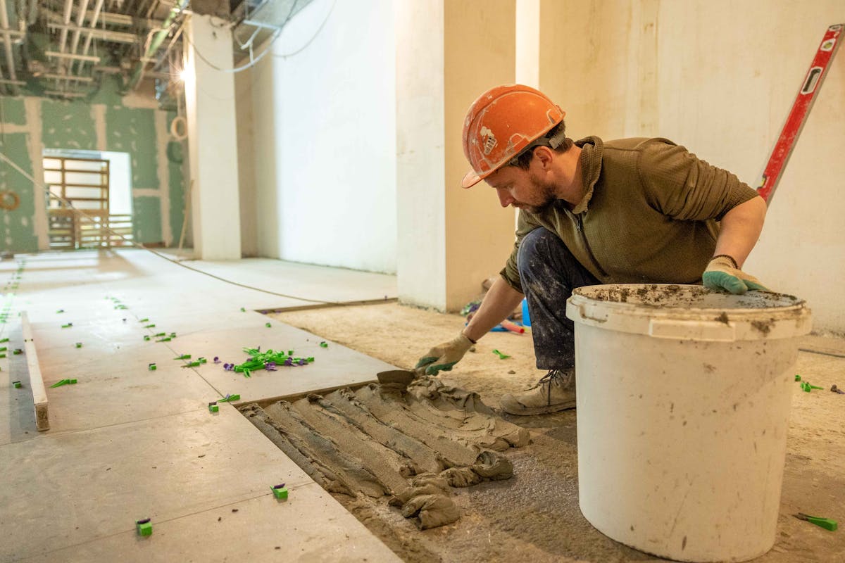 Professional flooring installation
